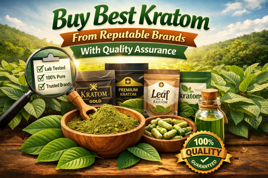 Buy Best Kratom From Reputable Brands With Quality Assurance
