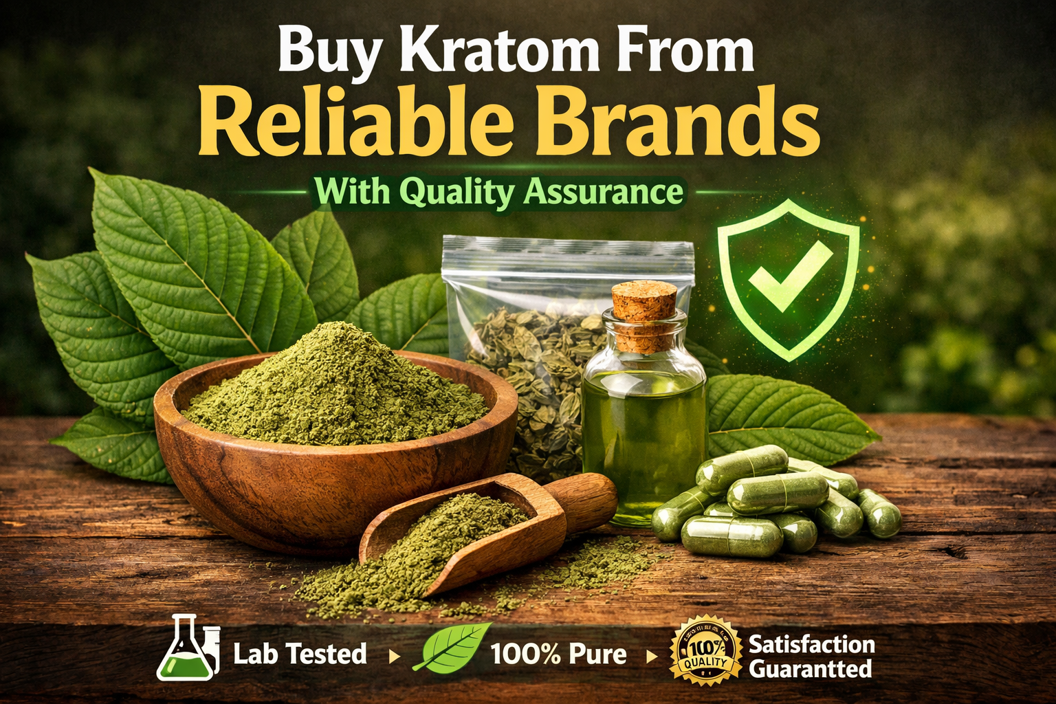 Buy Kratom From Reliable Brands With Quality Assurance